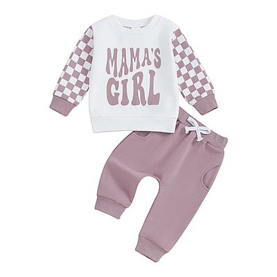 MAMA'S GIRL Checkers Outfit