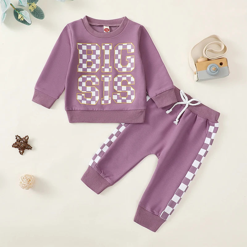 BIG SIS/BRO Checkers Outfit