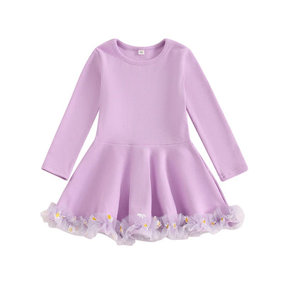 EVERLY Floral Hem Dress