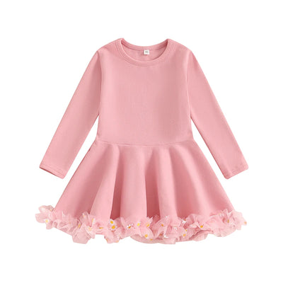 EVERLY Floral Hem Dress