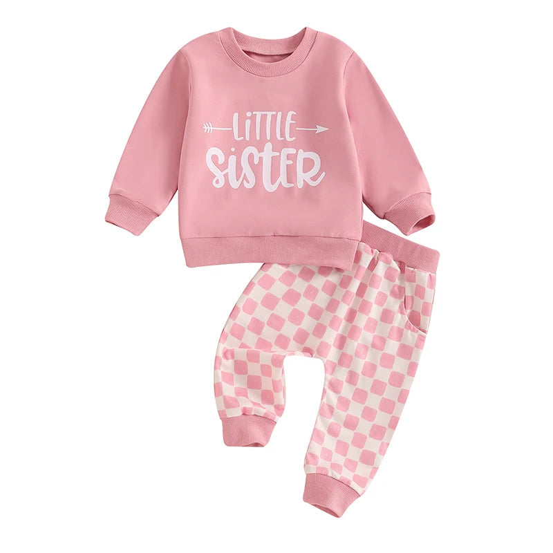 LITTLE SISTER Checkers Outfit
