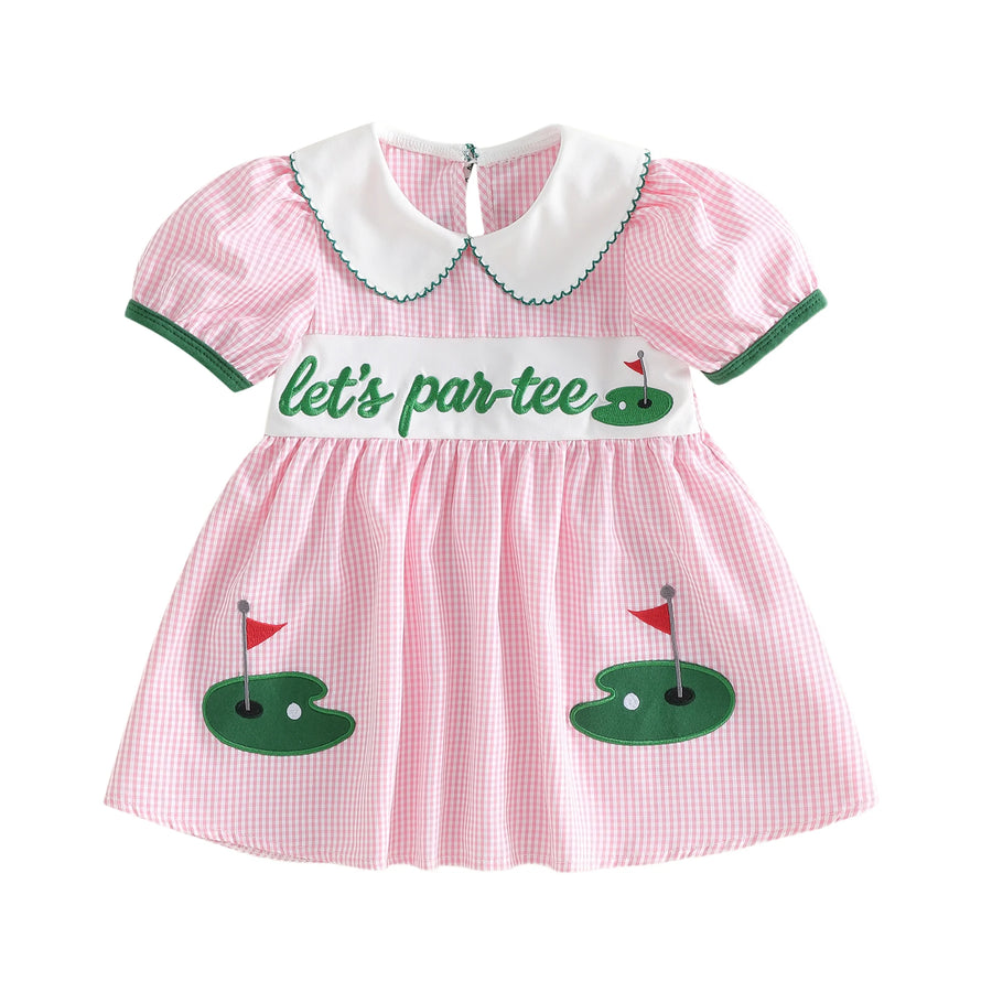 LET'S PAR-TEE Checkered Dress