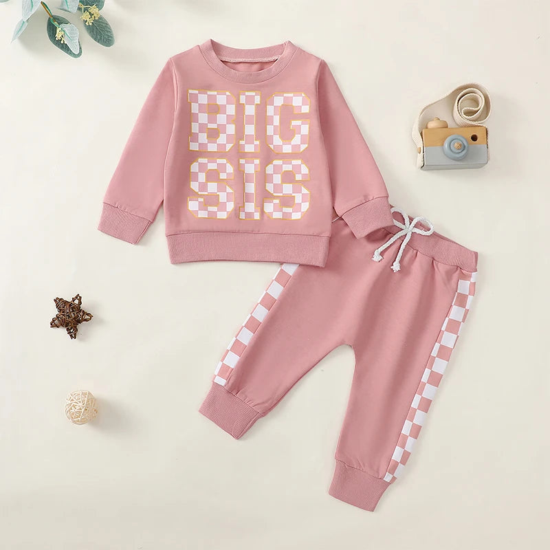 BIG SIS/BRO Checkers Outfit