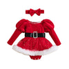 SPARKLING MISS SANTA Romper Dress
