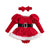 SPARKLING MISS SANTA Romper Dress