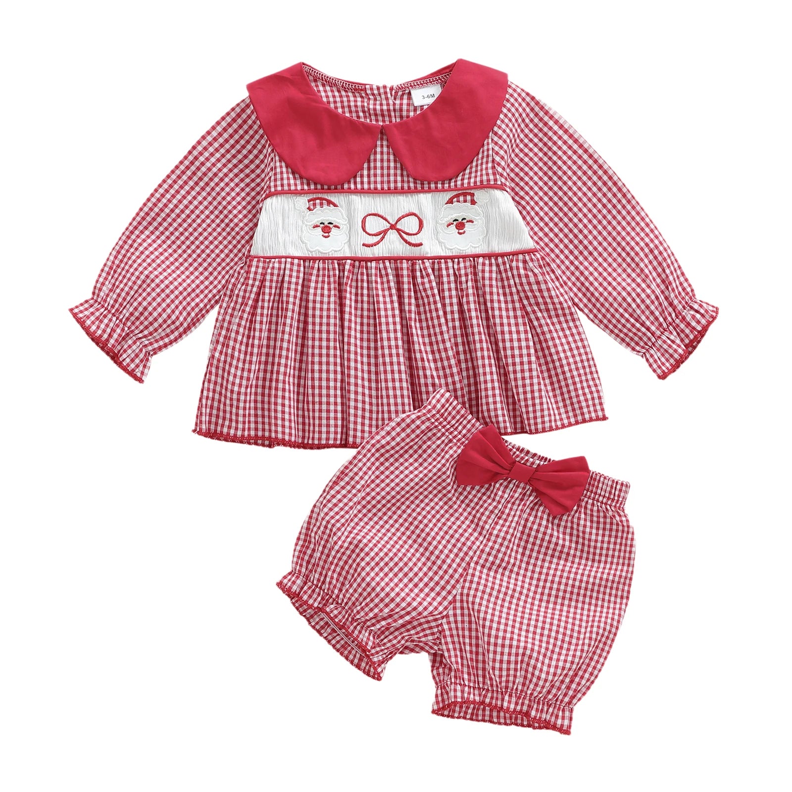 JOLLY Checkered Christmas Outfit