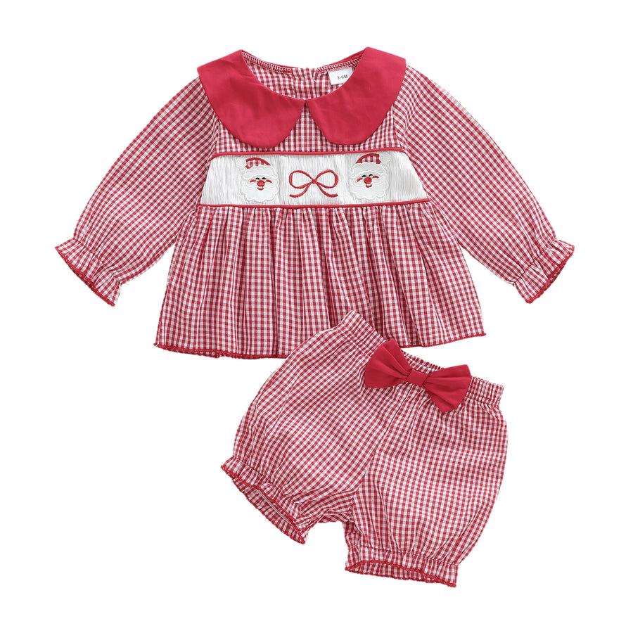 JOLLY Checkered Christmas Outfit