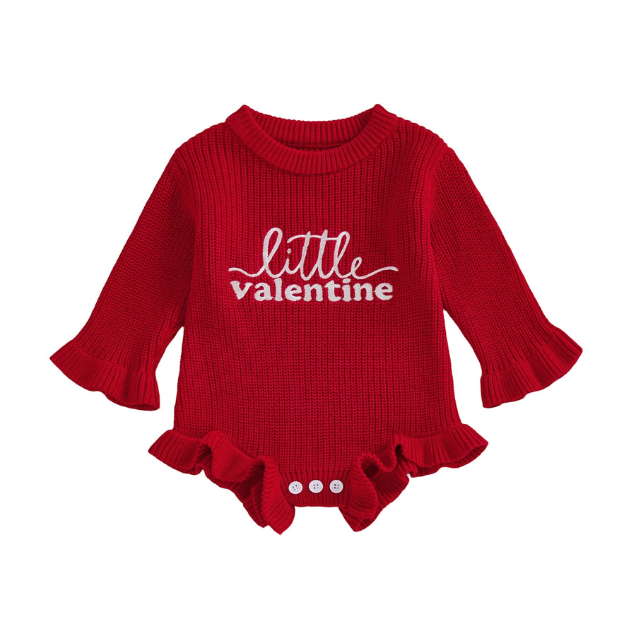 LITTLE VALENTINE Knitted Romper