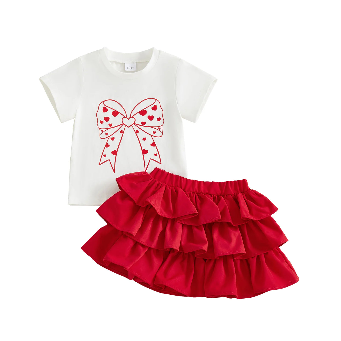 BOWTIE Layered Skirt Outfit