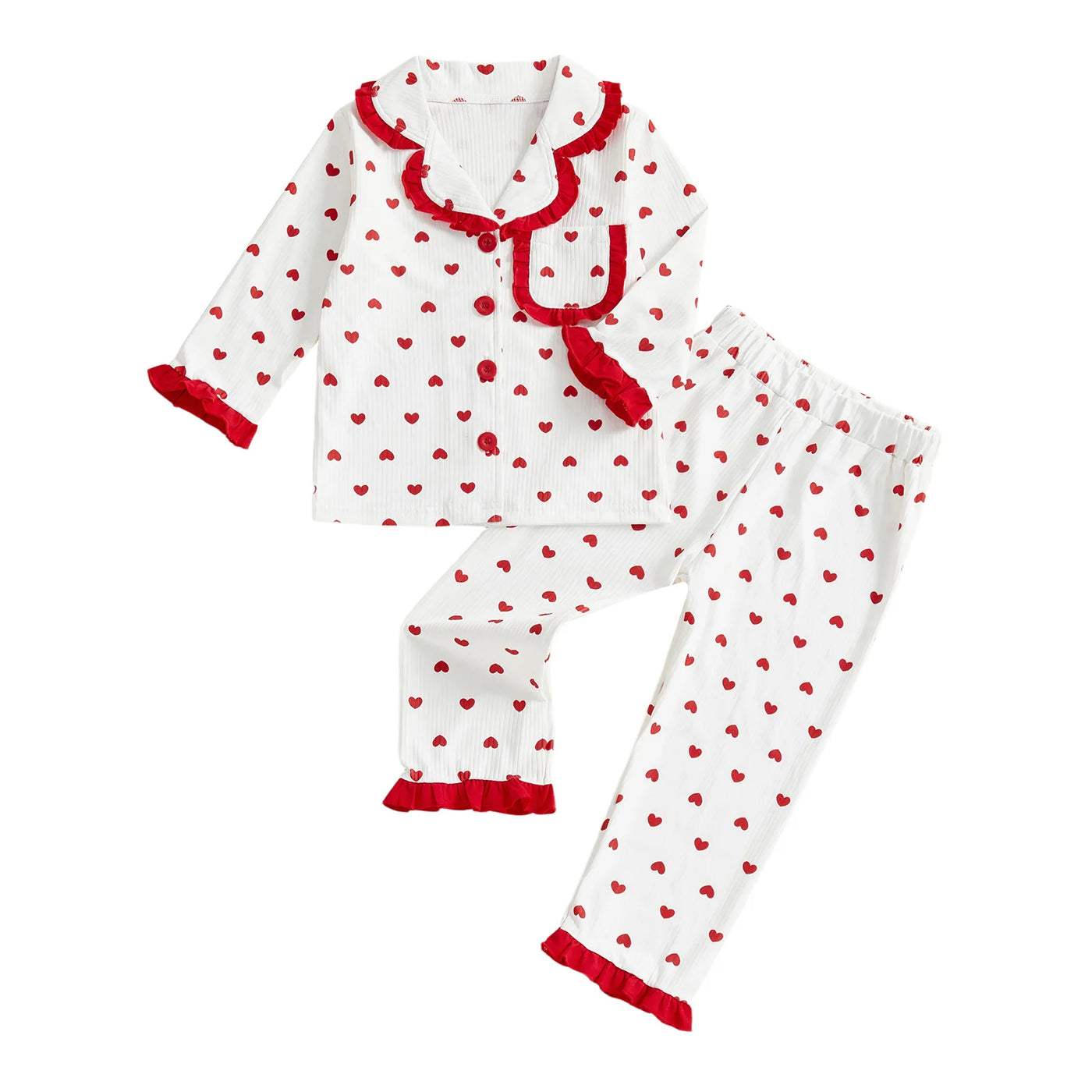 HEARTS Red Hem Pyjamas