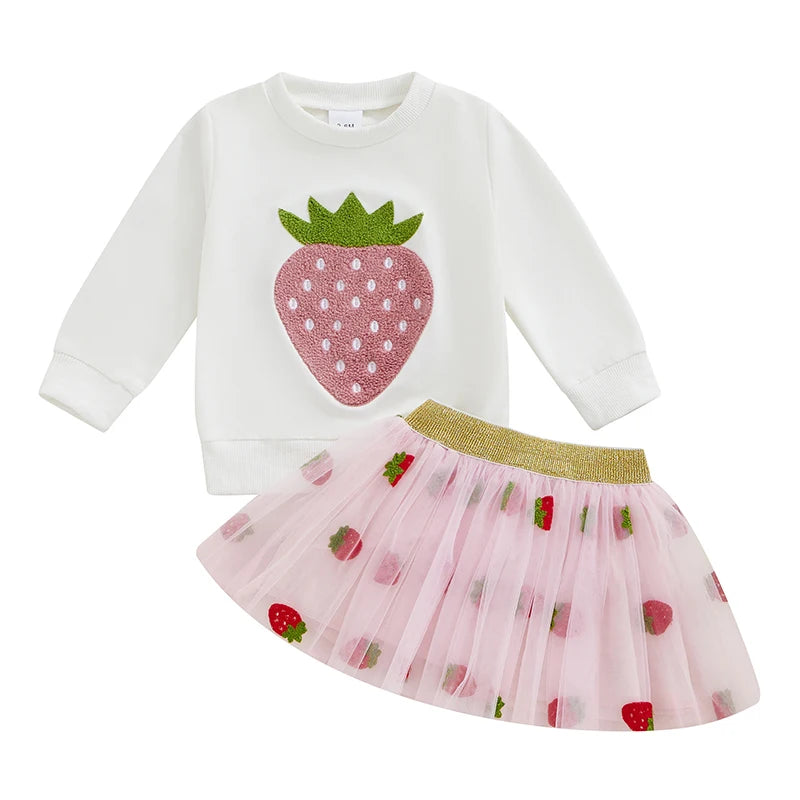 STRAWBERRY Tulle Skirt Outfit
