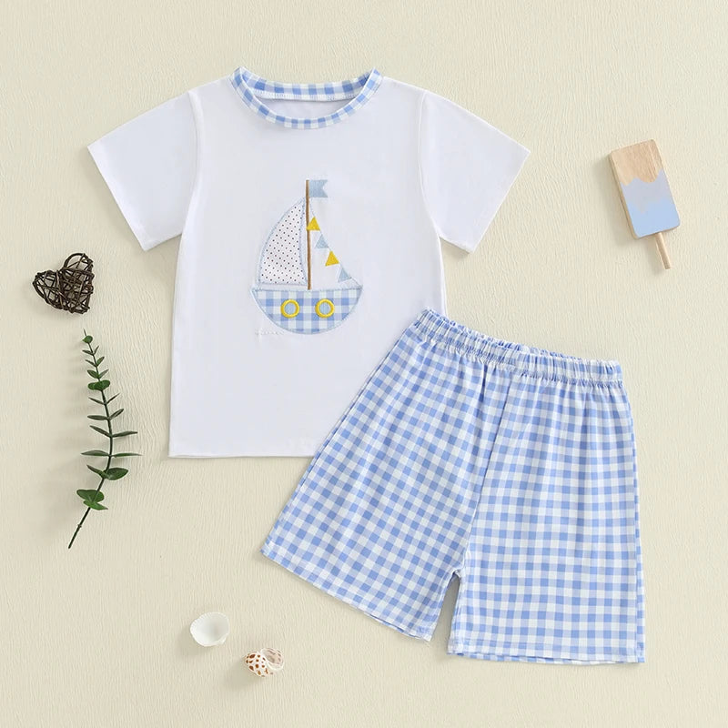 SAILBOAT Checkered Summer Outfit
