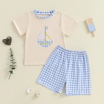 SAILBOAT Checkered Summer Outfit