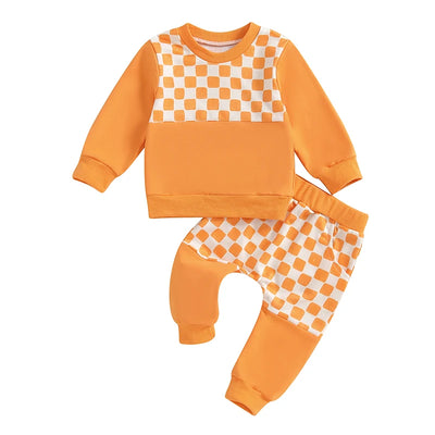 CHECKERS Color Block Outfit
