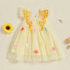 BUTTERFLY Pompom Tulle Dress
