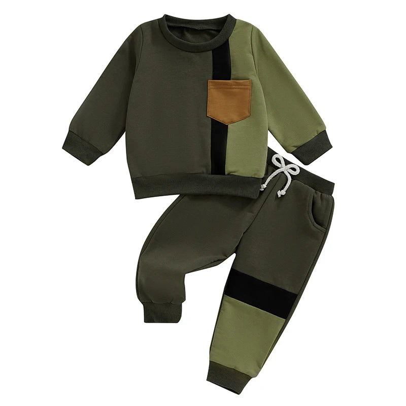 ELIJAH Color Block Outfit