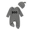 BOO Striped Jumpsuit