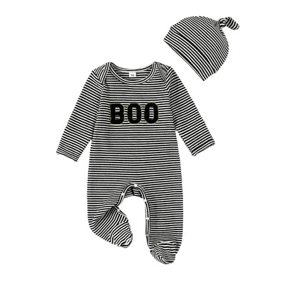 BOO Striped Jumpsuit