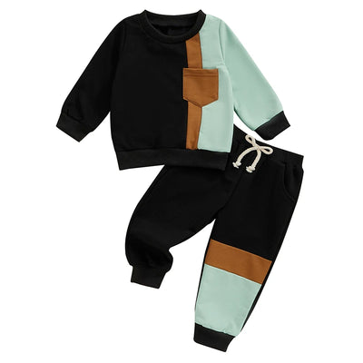 ELIJAH Color Block Outfit