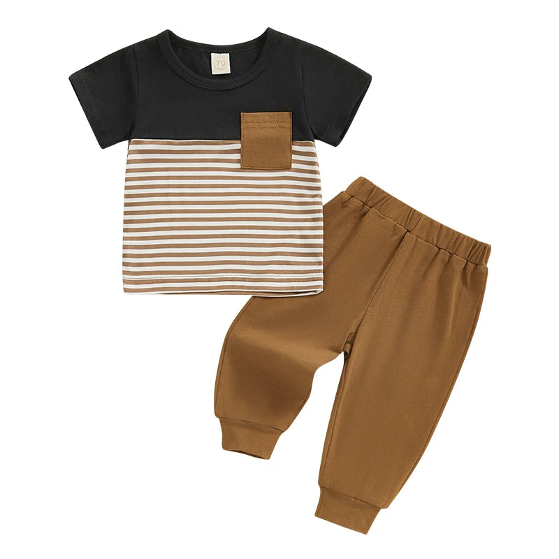 NOAH Striped Pocket Outfit