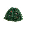 CHRISTMAS TREE Layered Cape
