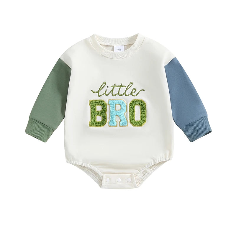 LITTLE SIS/BRO Long-Sleeve Onesie