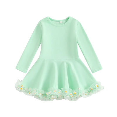 EVERLY Floral Hem Dress