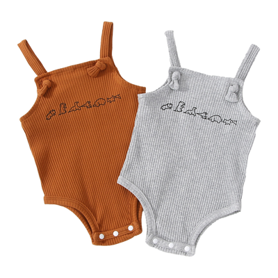 DINOSAUR PARADE Ribbed Romper