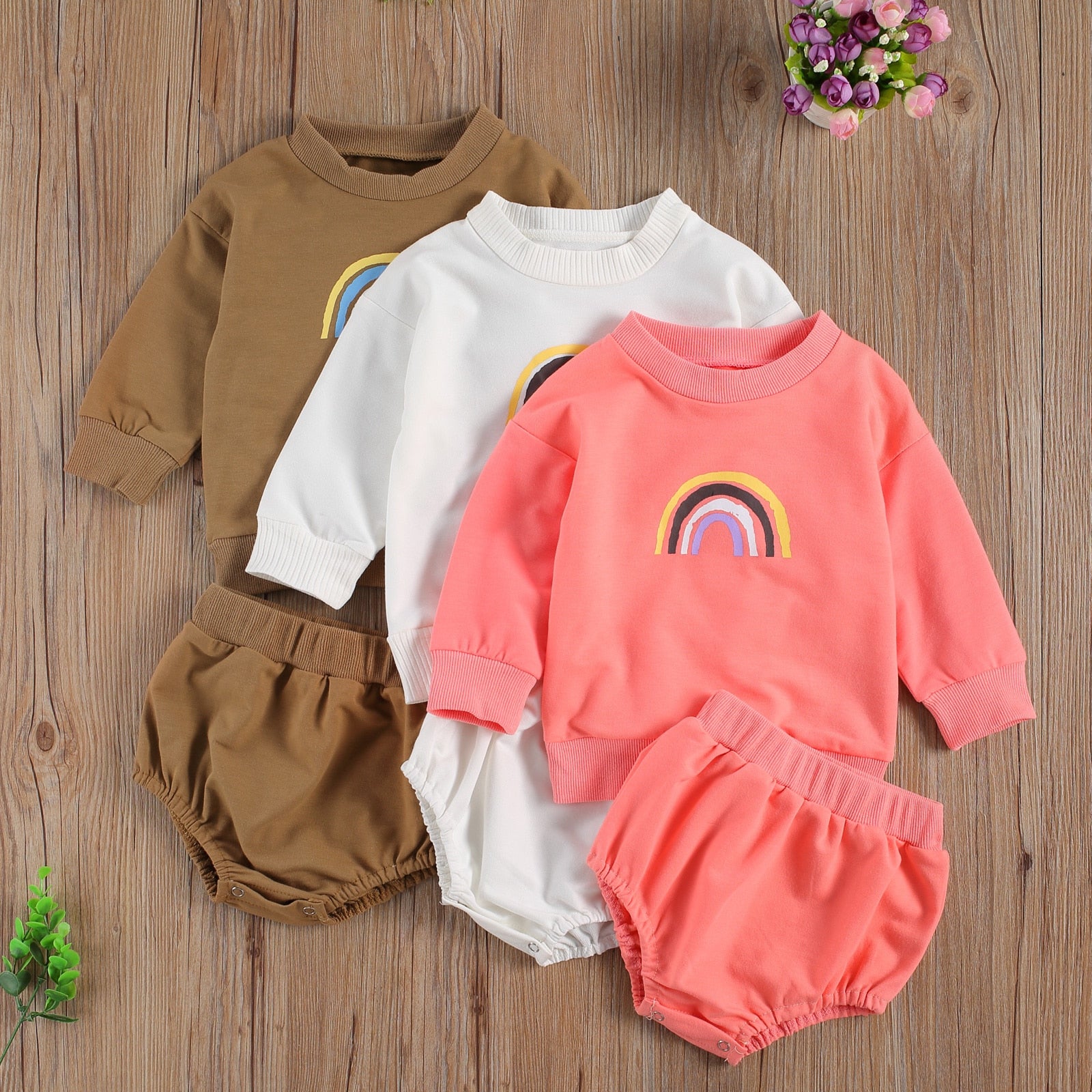 RAINBOW Long-sleeve Outfit