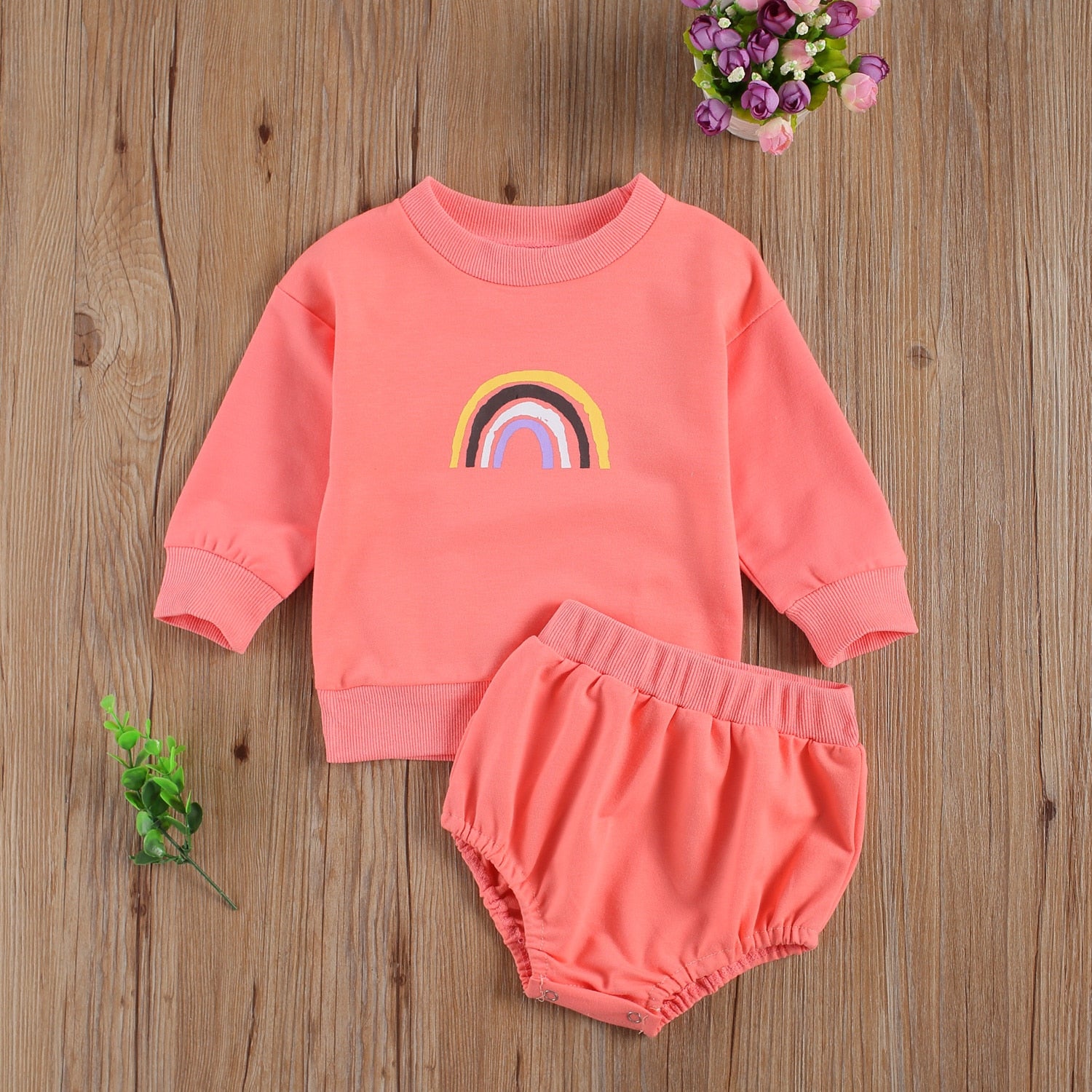 RAINBOW Long-sleeve Outfit