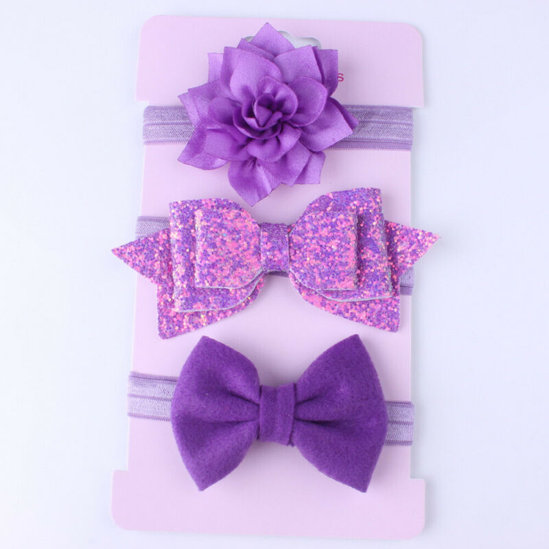 GLITTER 3 Piece Headband Set