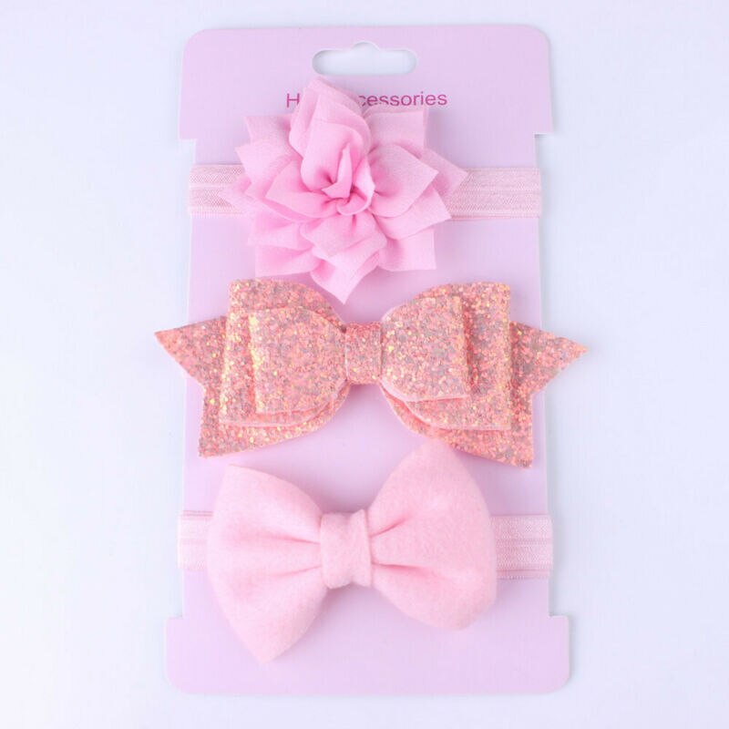 GLITTER 3 Piece Headband Set