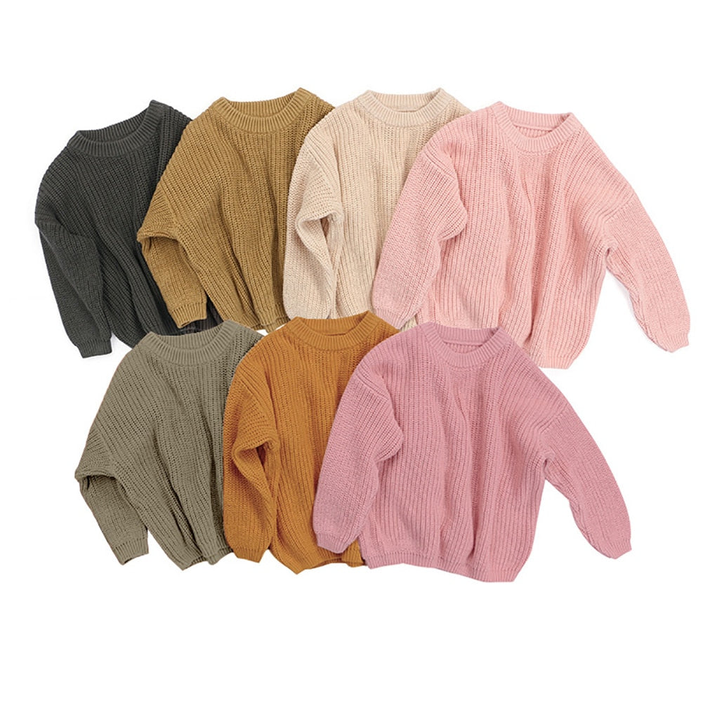 BIG COZY Knitted Sweater - Hazel & Bo