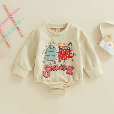 WILD WEST SANTA Long-Sleeve Onesie