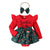 SANTA BABY Big Bow Romper Dress with Headband