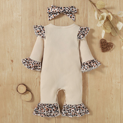 MERRY CHRISTMAS Leopard Jumpsuit