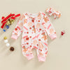 SANTA CLAUS Flower Ruffle Jumpsuit