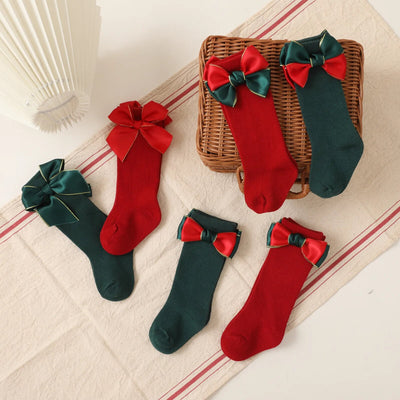 CHRISTMAS Bowtie Socks