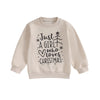 JUST A GIRL WHO LOVES CHRISTMAS Sweatshirt
