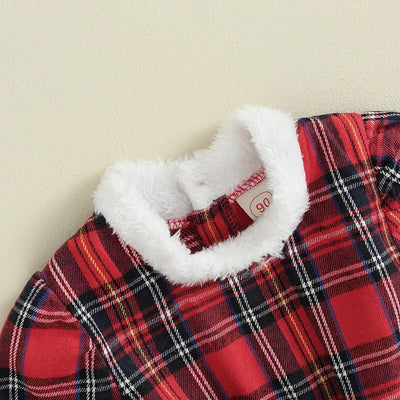 BELLE Plaid Bowtie Dress