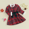BELLE Plaid Bowtie Dress