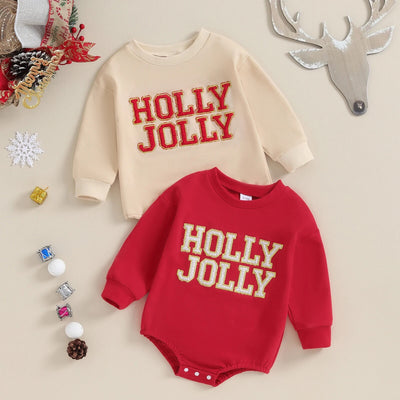 HOLLY JOLLY Onesie/Sweatshirt