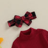 RUTH Plaid Bowtie Skirt Outfit