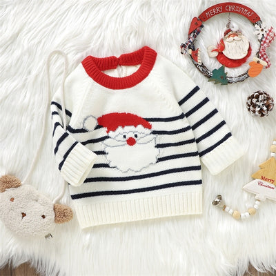 SANTA Striped Knitted Sweater