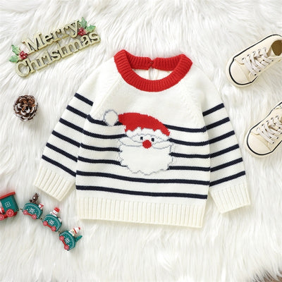 SANTA Striped Knitted Sweater