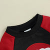 SANTA Red & Black Outfit