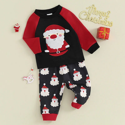 SANTA Red & Black Outfit
