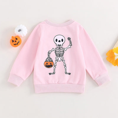 SKELETON Pink Sweater