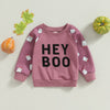 HEY BOO Friendly Ghost Sweatshirt