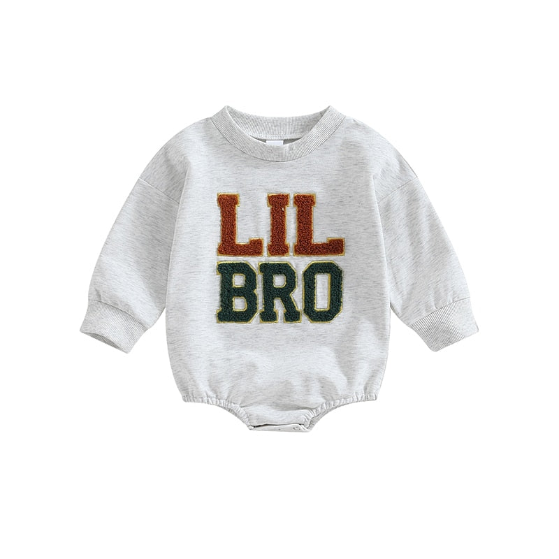 LIL BRO Plush Long-Sleeve Onesie